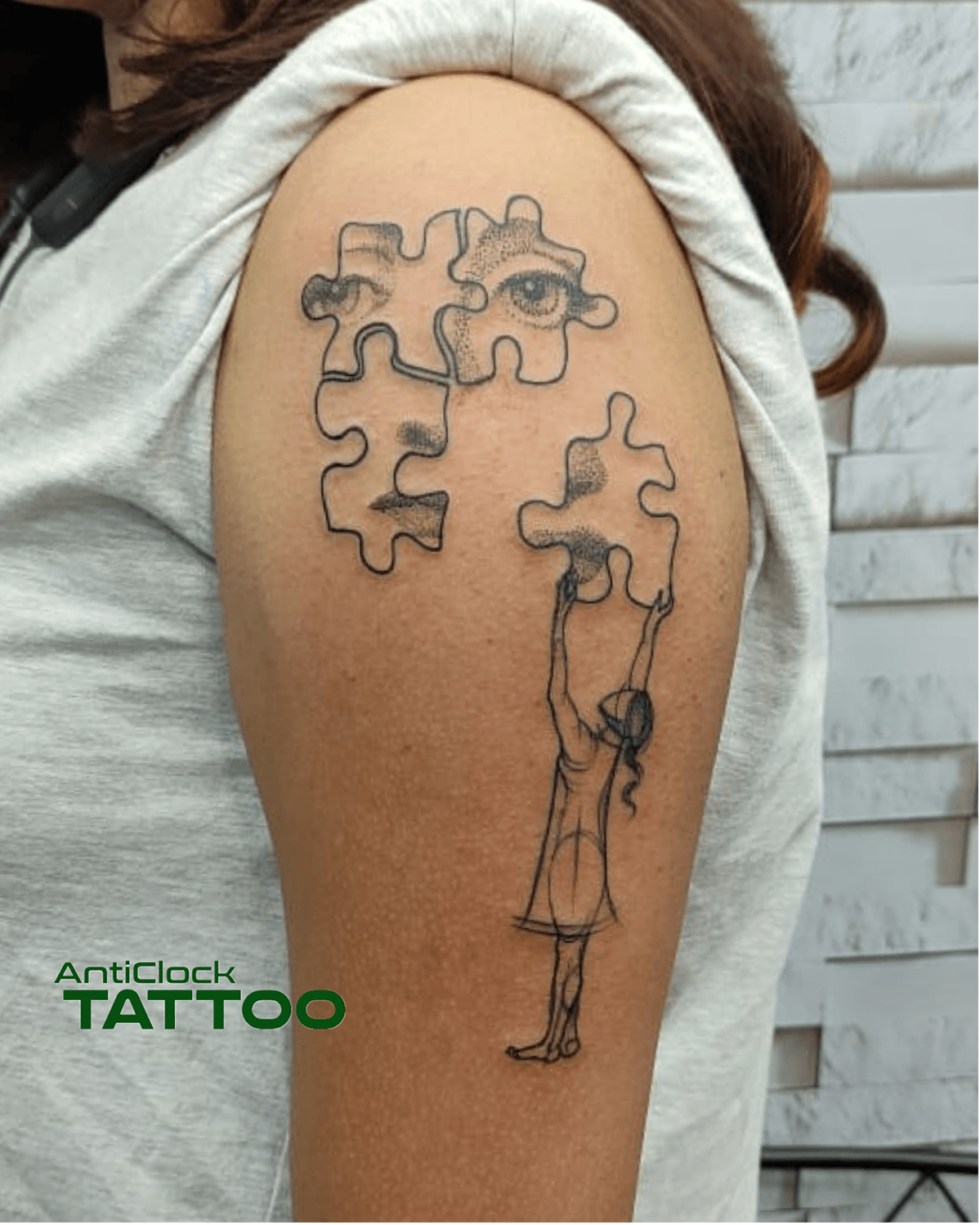 Polynesian tattoo with a puzzle piece – by Max – Maui Tattoo Artist at  Mid-Pacific Tattoo | Mid-Pacific Tattoo